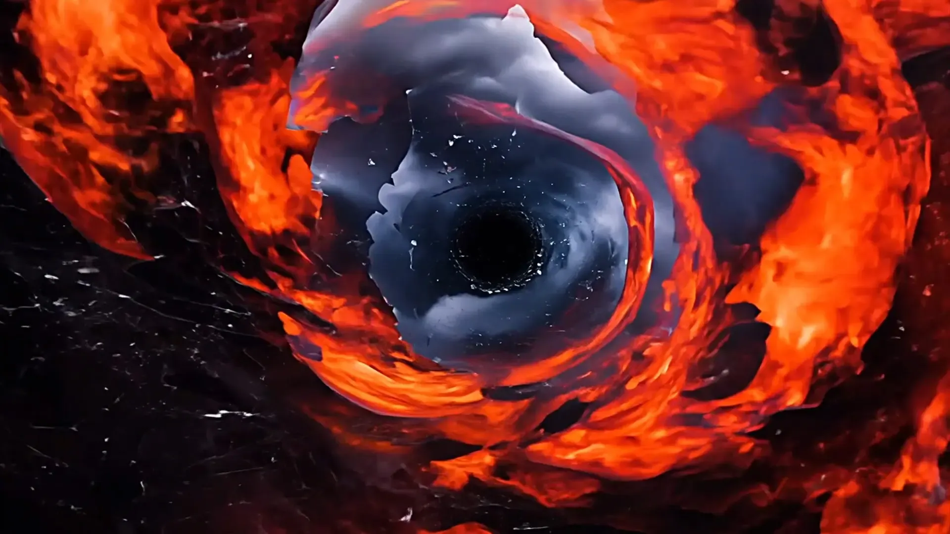 Explosive Fire Vortex Overlay for Logo Animation